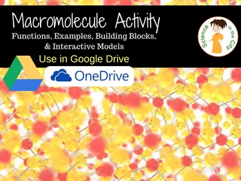 Preview of Biochemistry and Macromolecule Digital Organizer and Lesson Activity
