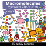 Macromolecules Bio Clip Art Pack | Clipart Moveable Pieces