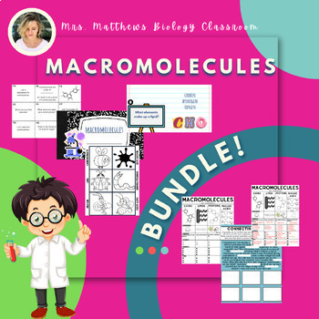 Preview of Macromolecules (Biology Unit 7) - Week-Long Lesson BUNDLE