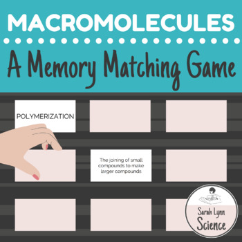 Preview of Macromolecules Vocabulary Game