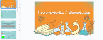 Preview of Macromolecules  mini lessons/ warm ups google slides