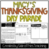 Macy's Thanksgiving Day Parade Early Finisher Printables