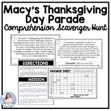 Macy's Thanksgiving Parade "Scavenger" Hunt - Nonfiction C