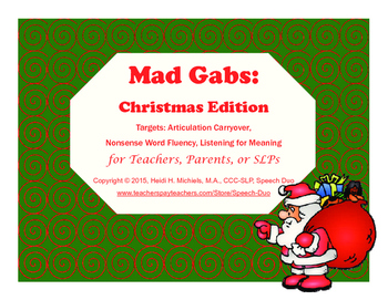 Preview of Mad Gabs: Christmas Edition