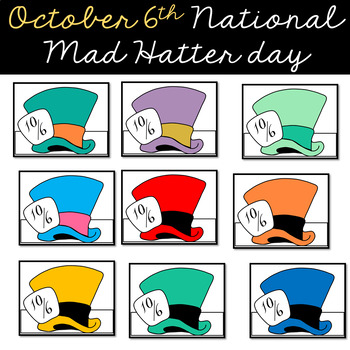 Mad Hatter Day Hat (Editable) by The Kinder Kids TpT