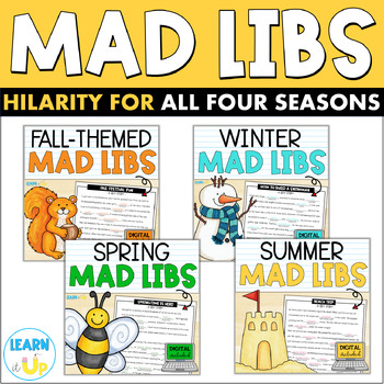 Preview of Mad Libs Bundle | Seasons | Fall, Winter, Spring, Summer