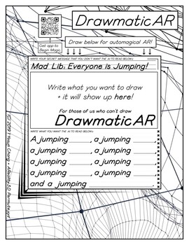 Preview of Mad Libs I "Magic Paper" for DrawmaticAR - Writing Magic