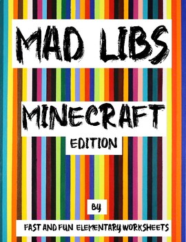 Preview of Mad Libs - Nouns, Adjectives, Verbs - MINECRAFT Story