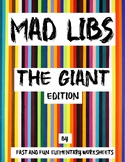 Mad Libs - Nouns, Adjectives, Verbs - Short Story of a Giant