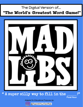 Preview of Mad Libs! - The Digital Version (Set #1)