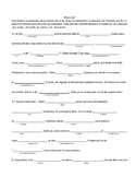 Mad Libs for French 2 Review