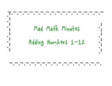 Mad Math Minutes Worksheets & Teaching Resources | TpT
