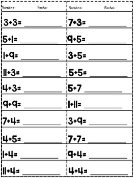 mad minute addition and subtraction by clase de manzanitas