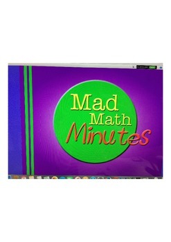 Preview of Mad Minute Flipchart - Teacher tracks student progress