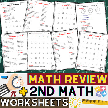 Preview of 2nd Grade Math Review | Addition, Subtraction, Multiplication... | Mad Minute