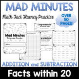 Mad Minutes | Addition and Subtraction Fluency Practice