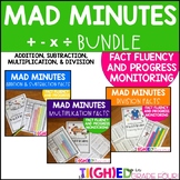 Mad Minutes BUNDLE | Addition, Subtraction, Multiplication