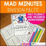Mad Minutes Division Fact Fluency and Progress Monitoring