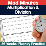 Mad Minutes - Multiplication and Division Facts and Fluenc