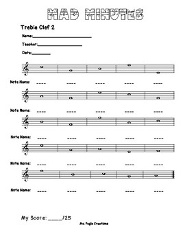 Bass Clef Ledger Line Notes Worksheets Teaching Resources Tpt