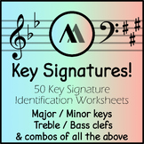 Mad Music- Key Signatures! 50 Major and Minor Key identifi