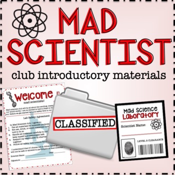 Preview of Mad Scientist Club Introductory Materials