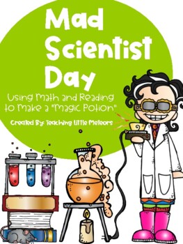 Preview of Halloween Math and Reading Mad Scientist Day