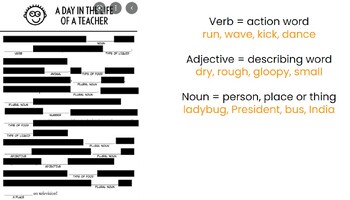Preview of MadLibs (whole class)