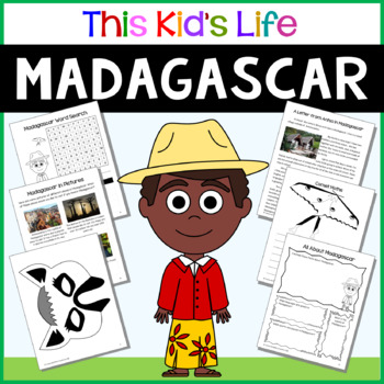 Preview of Madagascar Country Study: Reading & Writing +Google Slides/PPT Distance Learning