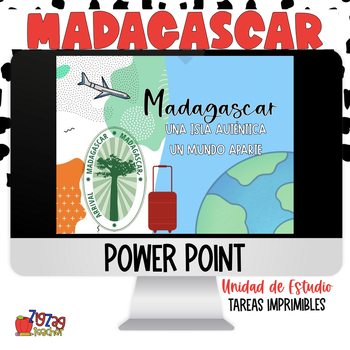 Preview of Madagascar Spanish - Power Point - Madagascar Spanish Worksheets