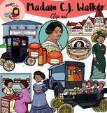 Madam C.J. Walker clipart