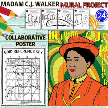 Preview of Madam C.J. Walker collaboration poster Black History - Women’s History Month