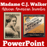 Madame CJ Walker PowerPoint Activity Black History Month I