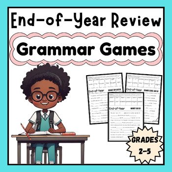 Preview of Madcap Mad Libs® Mayhem! End-of-Year Grammar Games For 2nd 3rd 4th & 5th Grade