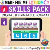 Made For Me Literacy Digital Skill Practice (Level A: Set 