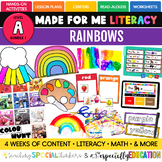 Made For Me Literacy: Rainbows (Level A) for Pre-k and SPED