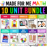 Made For Me Math (Discounted Bundle) Special Education and Pre-K