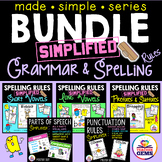 Preview of Made Simple Series Poster Set Bundle for Grammar and Spelling Rules