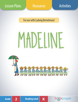 Preview of Madeline Lesson Plans & Activities Package, Second Grade (CCSS)