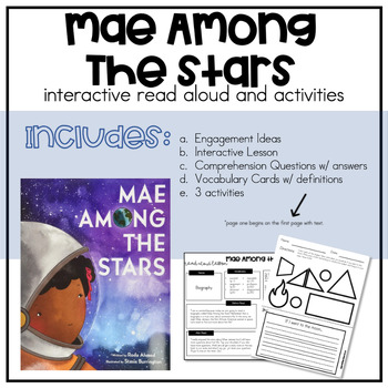 Preview of Mae Among The Stars | Interactive Read Aloud & Activities