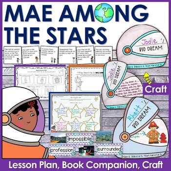 Preview of Mae Among the Stars Lesson Plan, Book Companion, and Craft