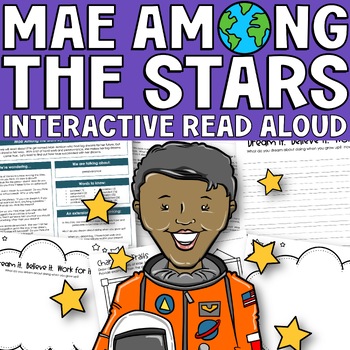 Preview of Mae Among the Stars Read Aloud Black History Month Activities Mae Jemison