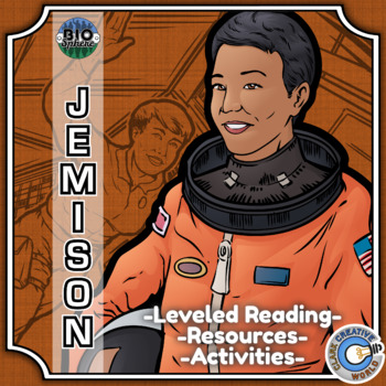 Preview of Mae Jemison Biography - Reading, Digital INB, Slides & Activities