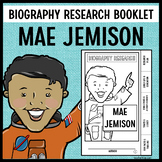 Mae Jemison Biography Research Booklet