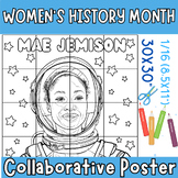 Mae Jemison  Collaborative Coloring Poster Activities, Wom