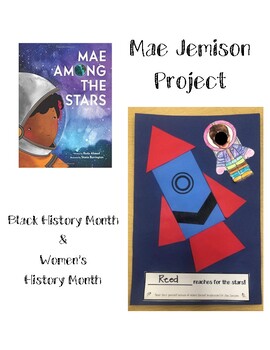 Preview of Mae Jemison Craft for Black History & Women's Month