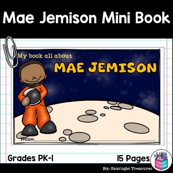 Preview of Mae Jemison Mini Book for Early Readers: Black History Month