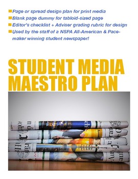 Preview of Maestro Plan for Scholastic Print Journalism