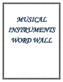 MaestroLeopold'sAlphabetical Music Instrument Word Wall