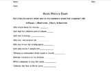 MaestroLeopold's Music History Exam